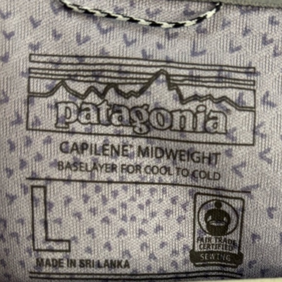 Grey Patagonia Capilene Midweight Base Layer L - Picture 2 of 6